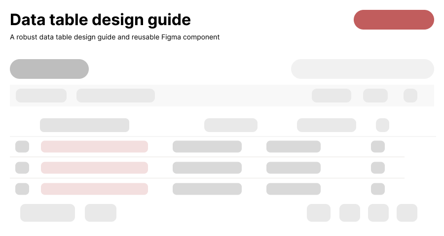 Data table design guide preview